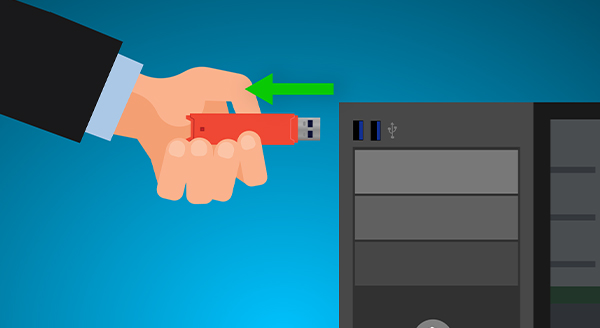 Removing a thumb drive from computer